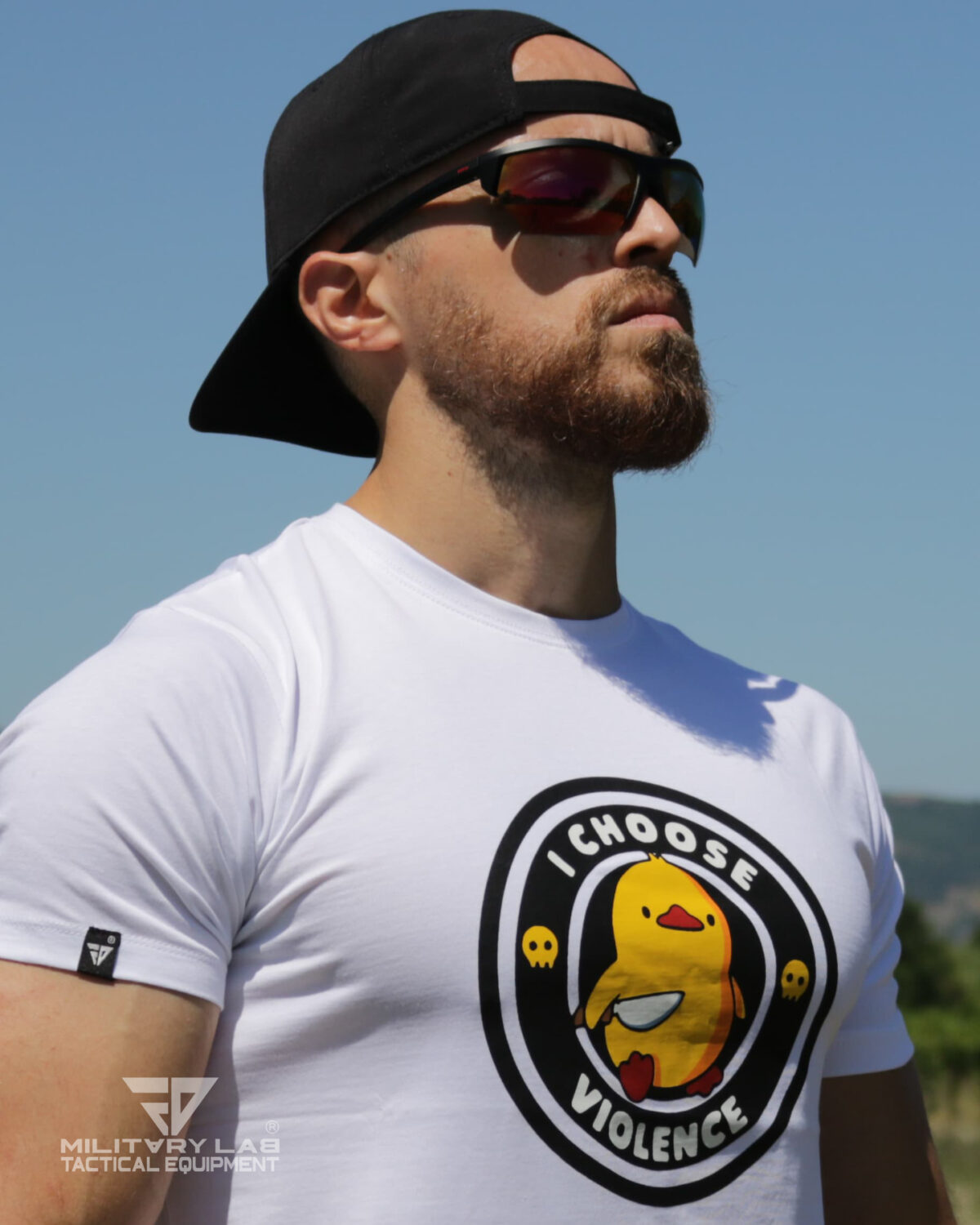 T-shirt I Violence Optical White- Military Lab