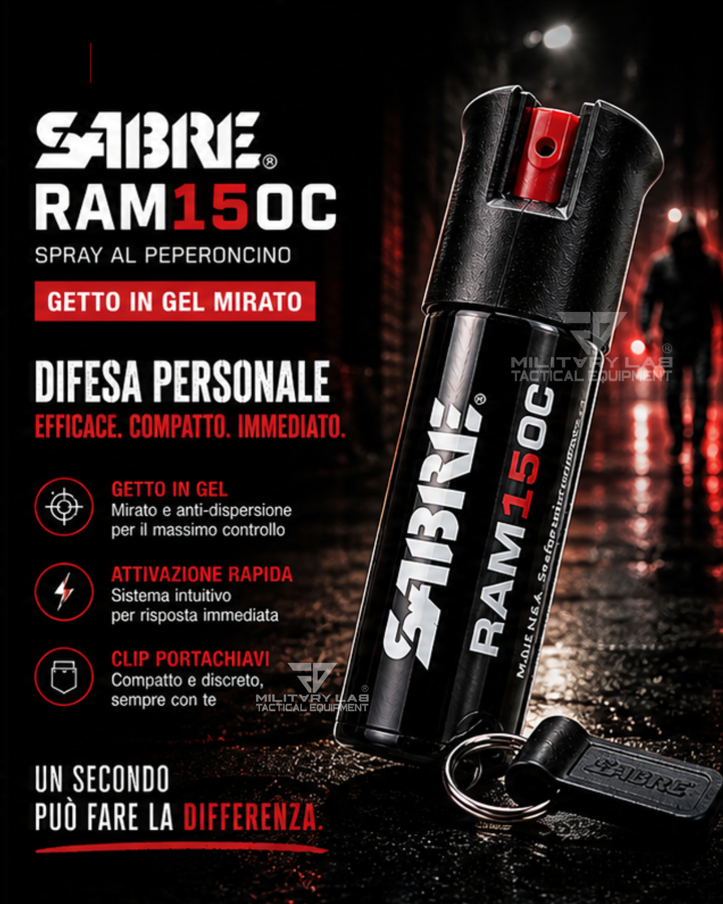 Spray autodifesa SABRE RAM15OC