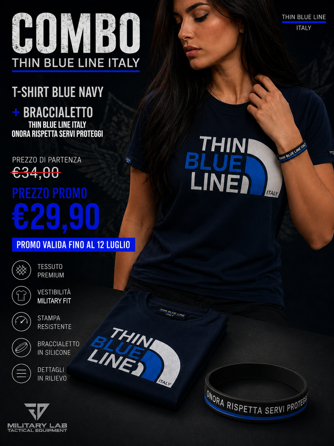 Combo T-Shirt braccialetto TBL A 01