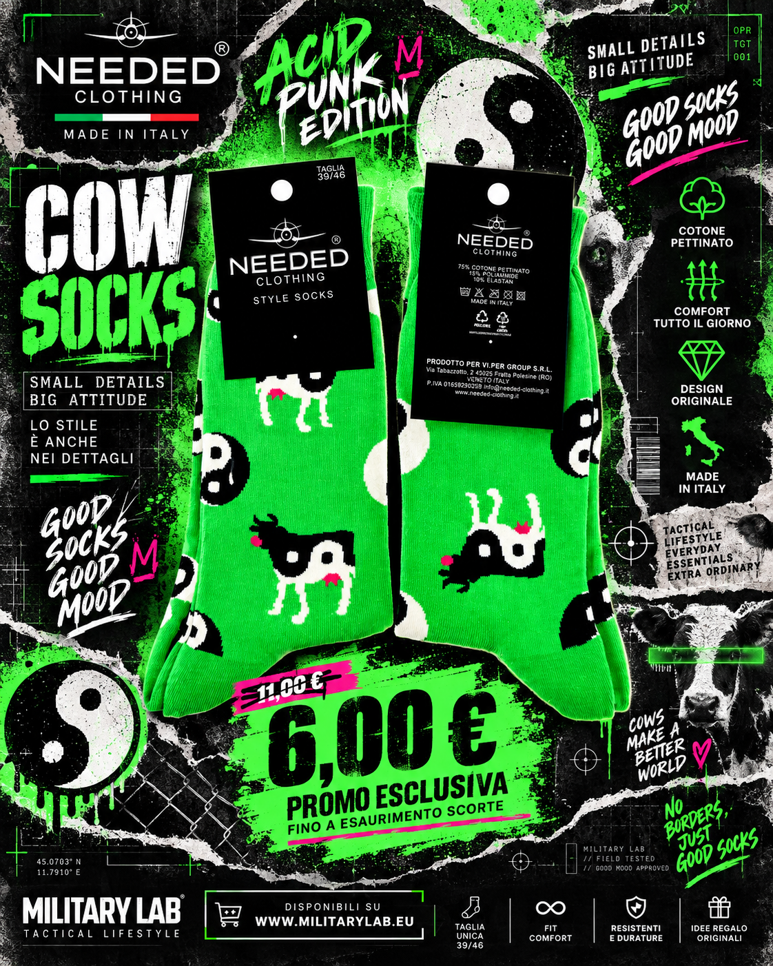 CZ1032 Socks Needed Clothing - EXCLUSIVE PROMO