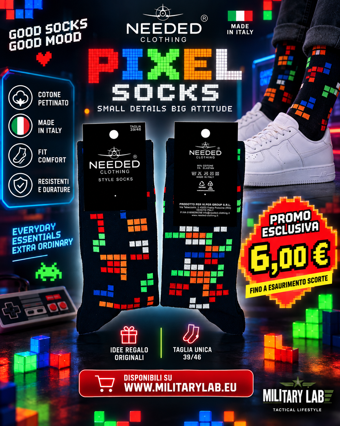 CZ1001 Socks Needed Clothing - EXCLUSIVE PROMO