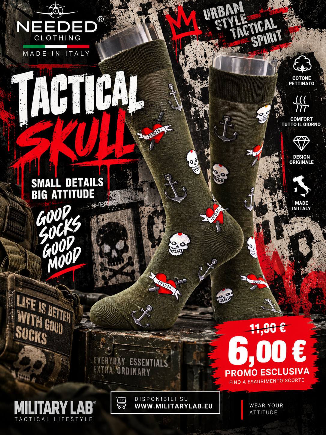 CZ1016 Socks Needed Clothing - EXCLUSIVE PROMO