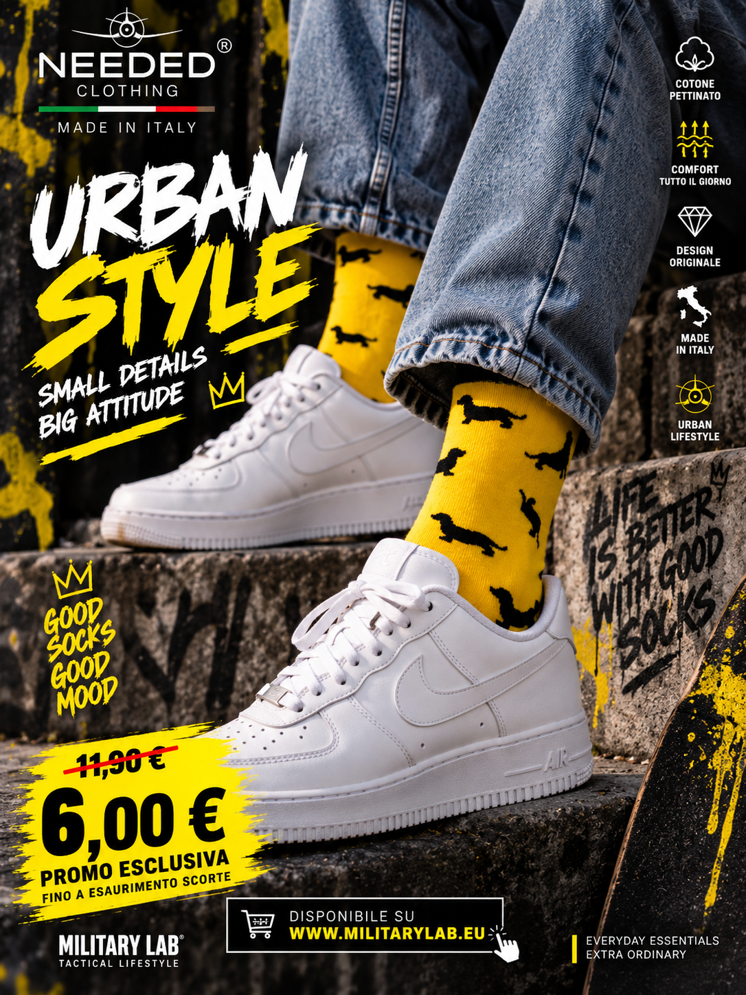 CZ1015 Socks Needed Clothing - EXCLUSIVE PROMO
