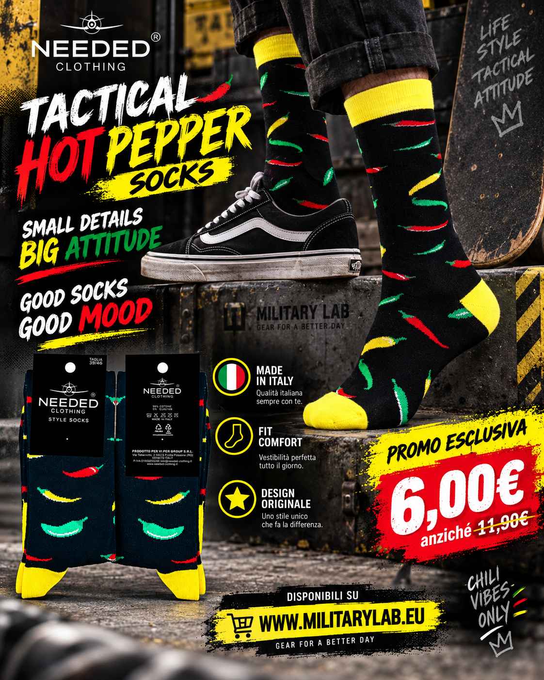 CZ1006 Socks Needed Clothing - EXCLUSIVE PROMO