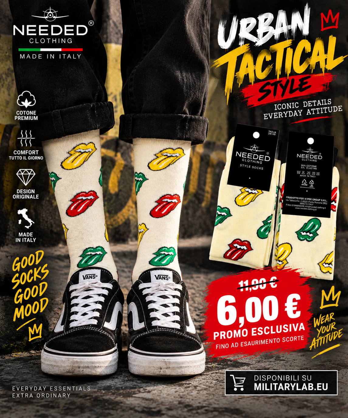 CZ1055 Socks Needed Clothing - EXCLUSIVE PROMO