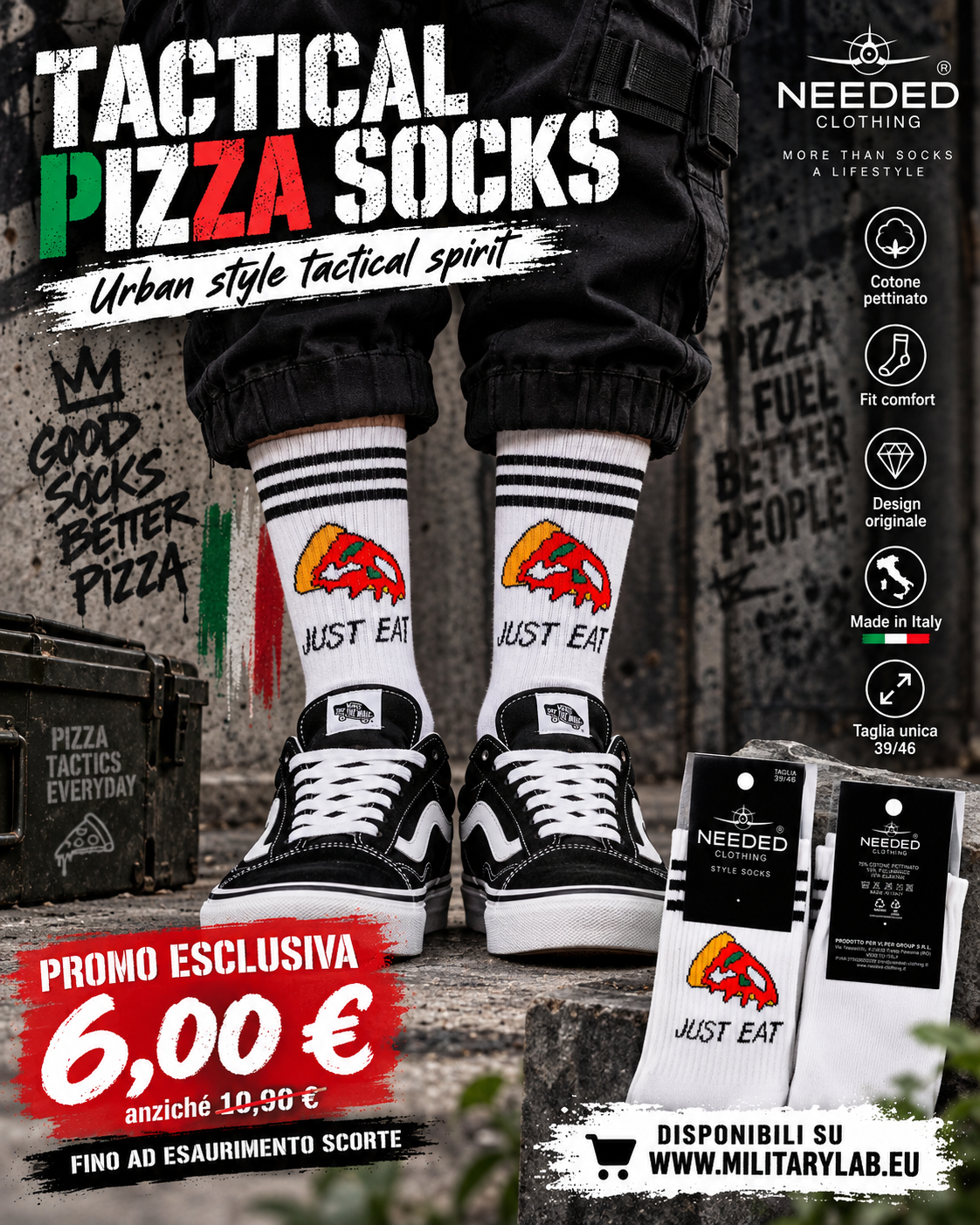 CZ1050 Socks Needed Clothing - EXCLUSIVE PROMO