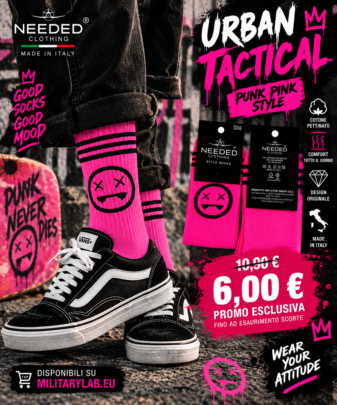 CZ1047 Socks Needed Clothing - EXCLUSIVE PROMO