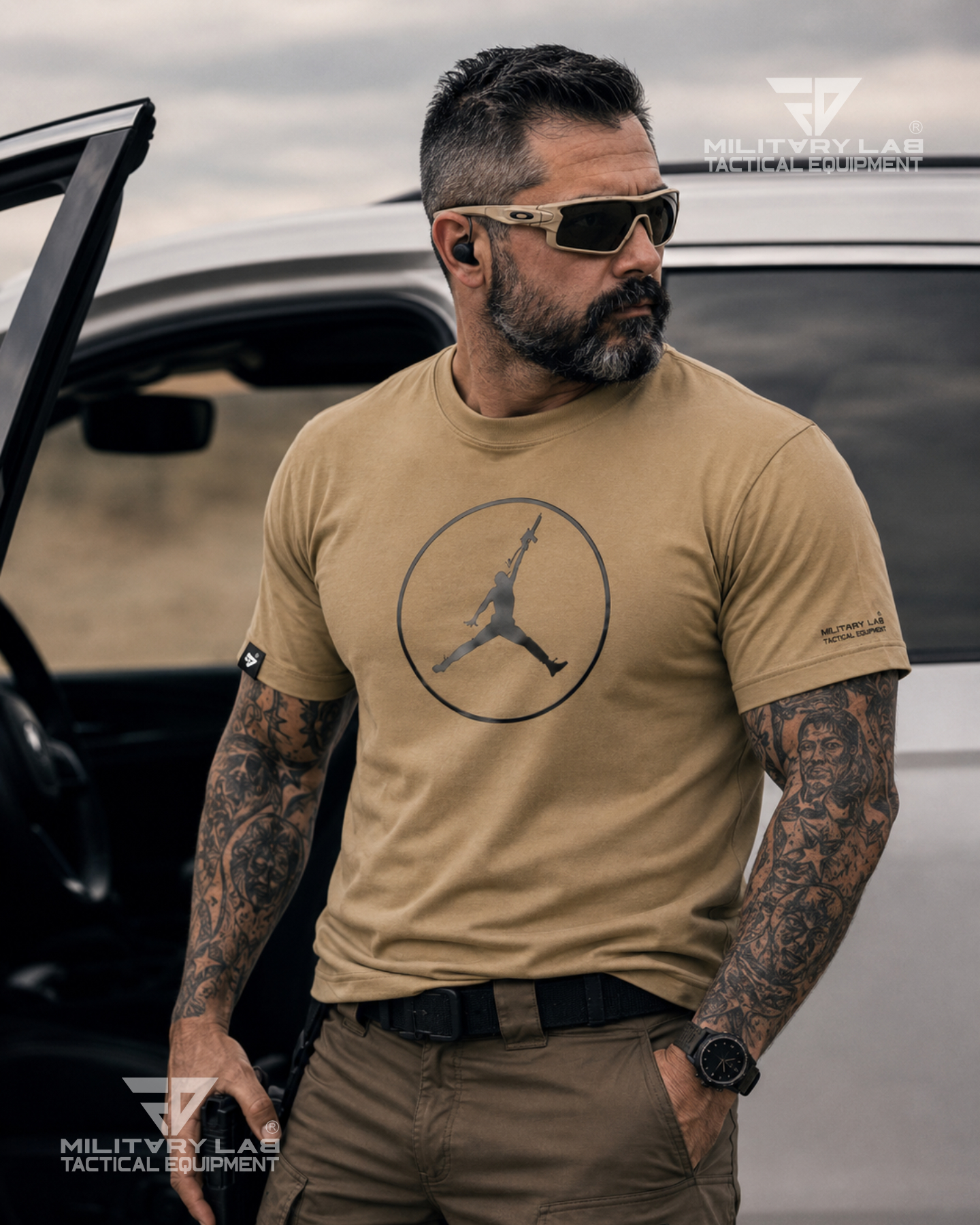 T-shirt Jump Desert - Military Lab